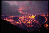 Une ruption au cratre Sud-Est de l'Etna